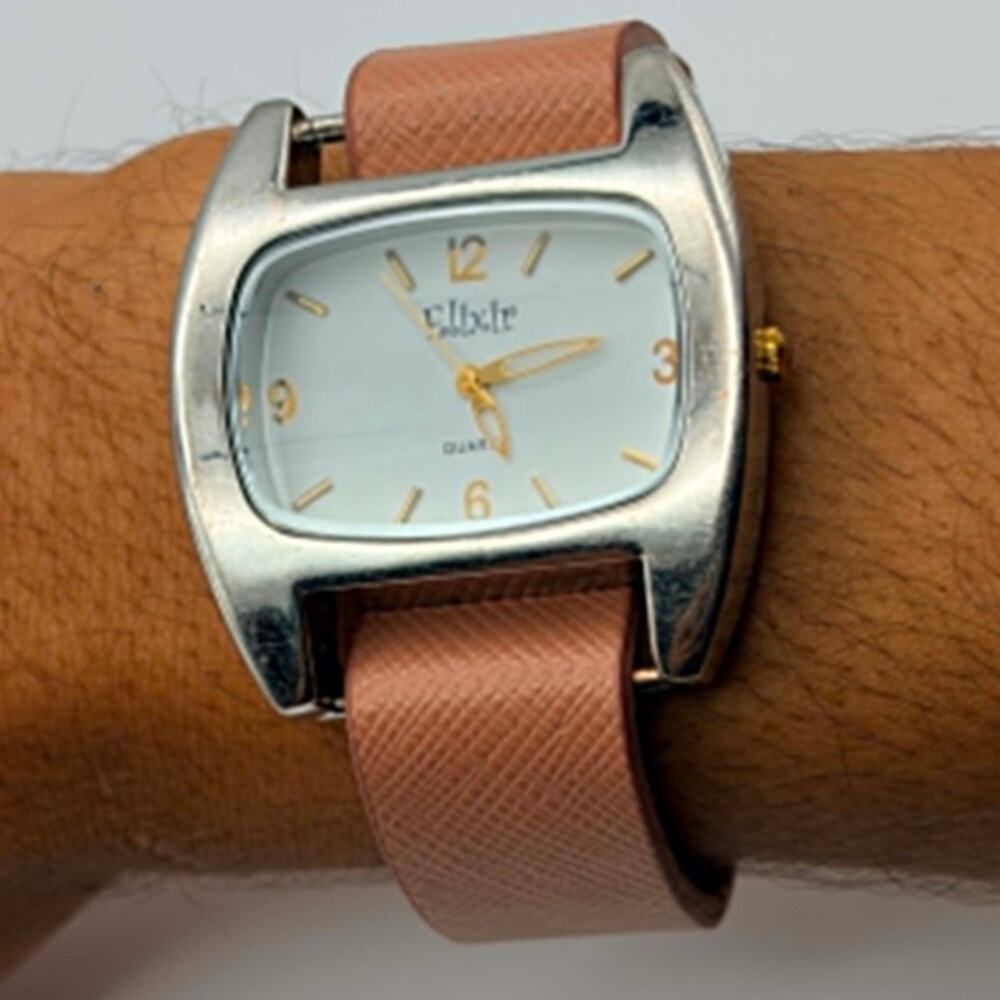 Silver & Pink Elixir Watch